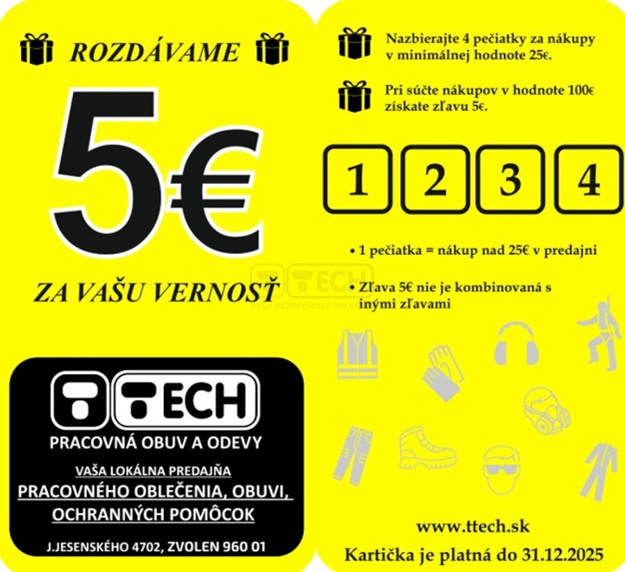 5 € za vernosť