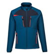 DX480 - strečová bunda na zips modrá