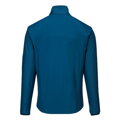 DX480 - strečová bunda na zips modrá