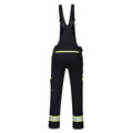 DX441- strečové trakové slim fit nohavice čierne