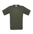 Bavlnené tričko krátky rukáv-khaki