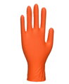 A930 – Oranžové jednorazové nitrilové rukavice HD (100 ks)