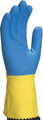 DUOCOLOR 330 – Chemicky odolné latexové rukavice -dĺžka 30 cm