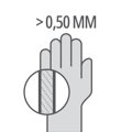 VE846-NITRILOVÉ RUKAVICE - 46 CM
