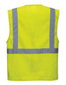 Reflexná vesta C376 Hi-Vis žltá
