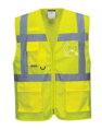 Reflexná vesta C376 Hi-Vis žltá