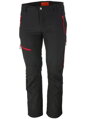 Softshellové nohavice FORCE black/red – odolné, priedušné a hrejivé