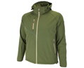 Softshellová bunda FORCE green/sand – odolná a priedušná