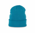 PLETENÁ ČIAPKA BEANIE KP031- Tropical blue