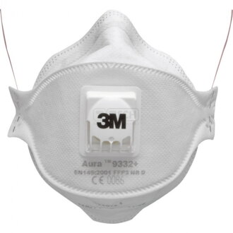 Respirátor 3M™ 9332+ Aura™ FFP3
