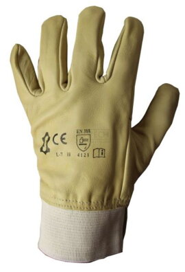 L7 -celokožené rukavice z lícové vodeodolnej hoväziny
