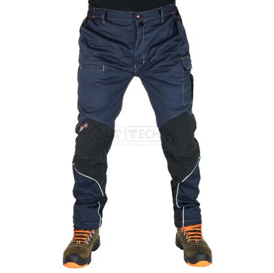 SLIM FIT EXTREME 8830B strečové pracovné nohavice modré