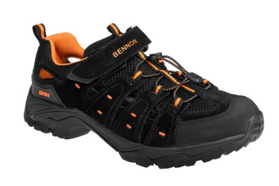 Amigo sandále O1 čierna/oranžová
