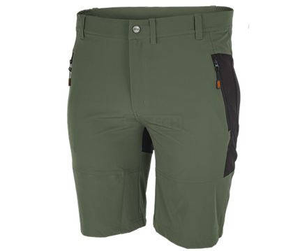 KRATOS Shorts green/black – ľahké pracovné a voľnočasové kraťasy