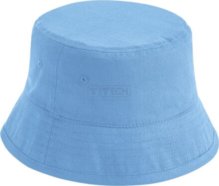 Klobúk Beechfield B90N Organic Cotton Bucket Hat sky blue S/M