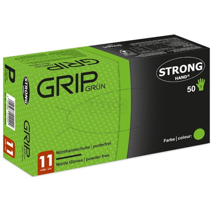 *GRIP GREEN* jednorazové nitrilové rukavice