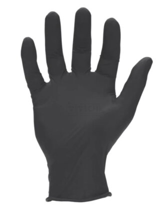 HYCARE -Jednorazové nitrilové  rukavice -čierne