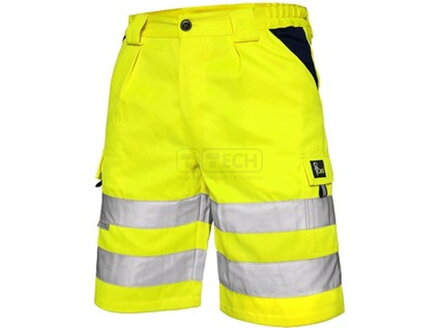 NORWICH Hi-Vis -žlté reflexné kraťasy 