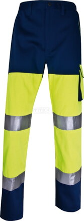 PHPAN-žlté reflexné pracovné nohavice 