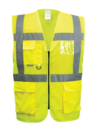 Reflexná vesta C496 Hi-Vis Madrid- žltá