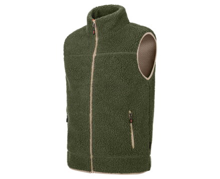 RAMMER – Pánska/univerzálna fleecová vesta khaki