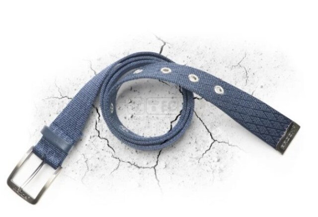 Opasok ARDON®SUMMER – modrý textilný opasok s kovovou sponou