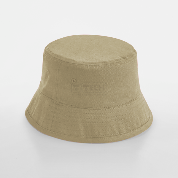 Klobúk Beechfield B90N Organic Cotton Bucket Hat khaki S/M