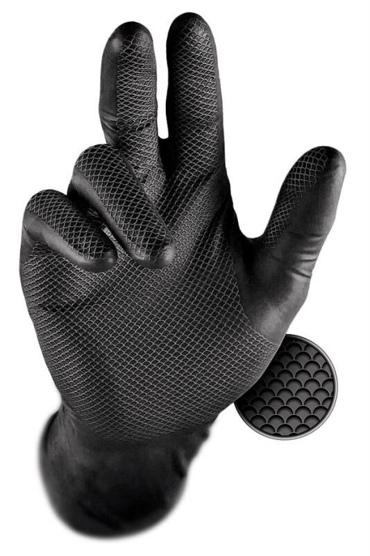  GRIPPAZ® 246A BLACK- Jednorazové rukavice 