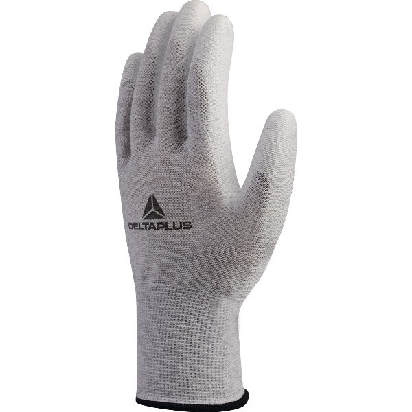 VE702PESD - antistatické polyesterové/uhlíkové rukavice