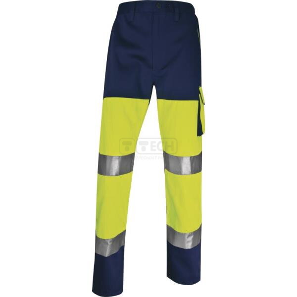 PHPA2-reflexné pracovné nohavice žlté