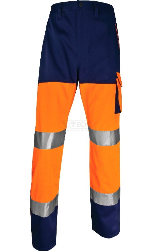 PHPA2-reflexné pracovné nohavice oranžové