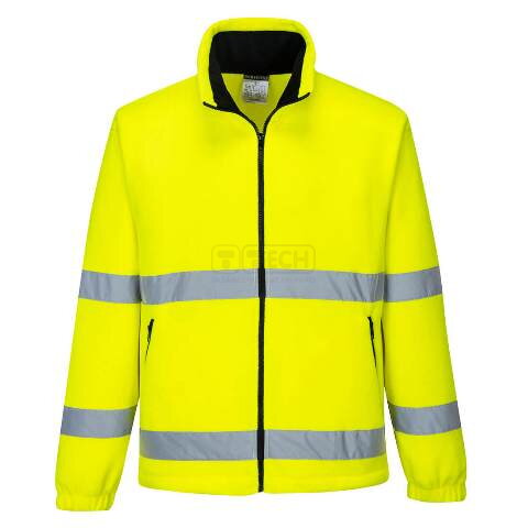 Zateplená flisová bunda F303 Hi-Vis Windbreaker, žltá