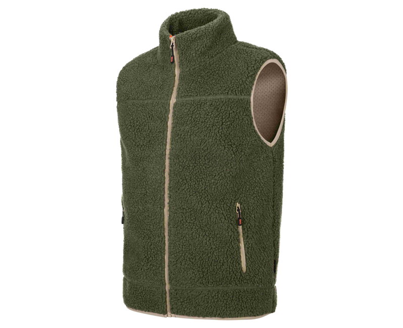 RAMMER – Pánska/univerzálna fleecová vesta khaki